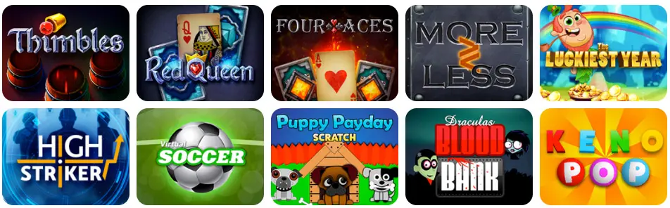 Jeux en ligne ExclusiveBet Casino
